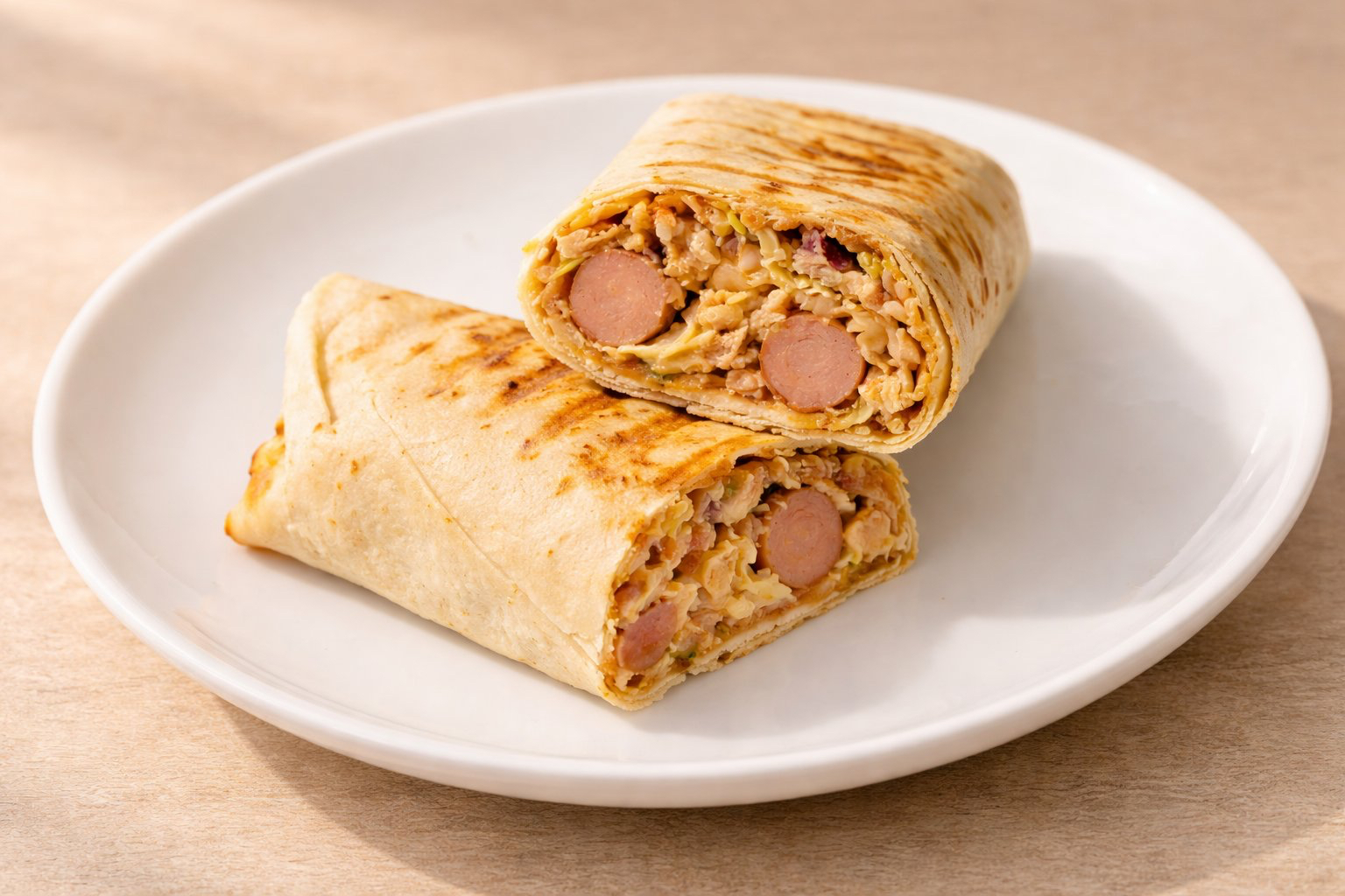 Loaded chicken shawarma